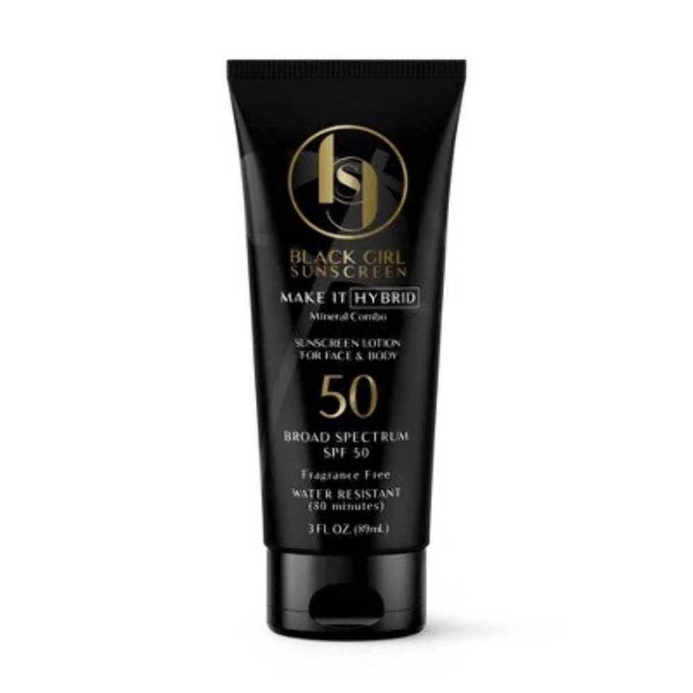 Black Girl Sunscreen Make it Hybrid with Zinc and Lavender Sunscreen SPF 50 3 fl